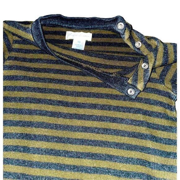 Ralph Lauren Waffle Knit Stripe Long Sleeve Tee - Picture 12 of 13